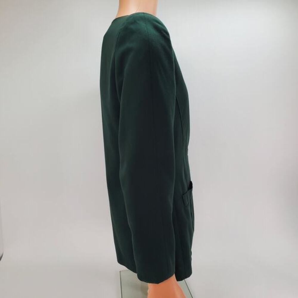 Girl Scouts of the USA Vintage Forest Green Uniform Blazer Jacket Womens Size 8 - Picture 4 of 14